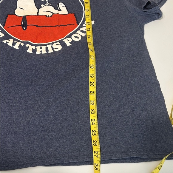 Peanuts Snoopy Blue T-Shirt with Red Doghouse - Picture 6 of 6